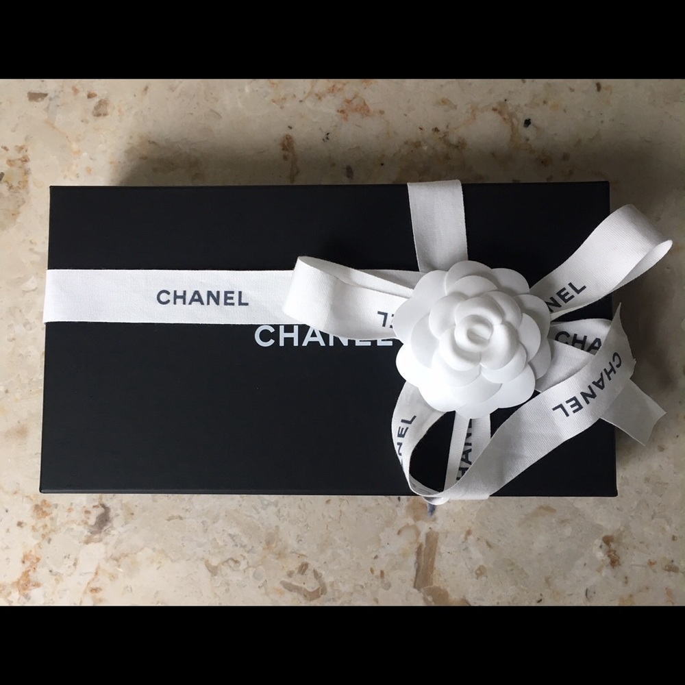 Chanel Box, Ribbon & Camellia